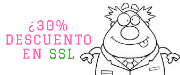 30% off en tu certificado SSL