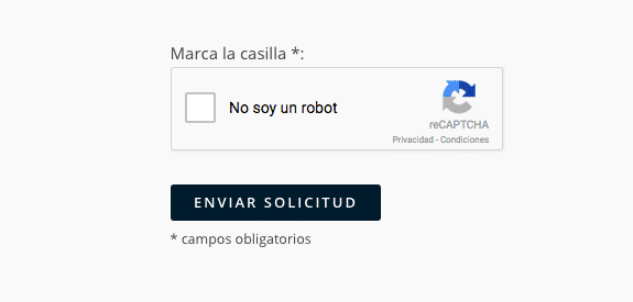 resultado de imagen de no soy un robot captcha