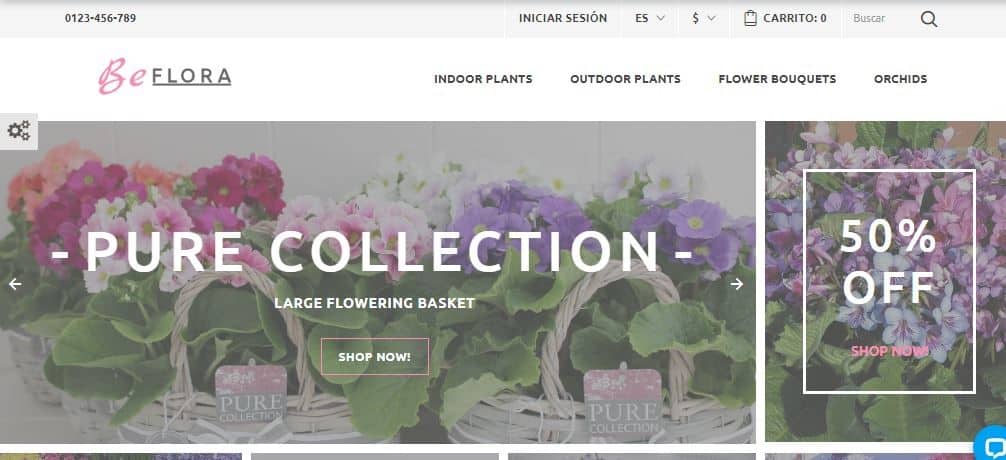 BeFlora Plantilla prestashop