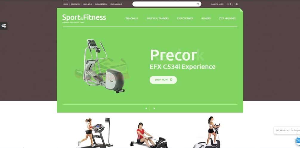 Sport and Fitness , plantilla prestashop