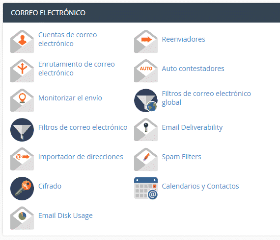 correo electronico cpanel
